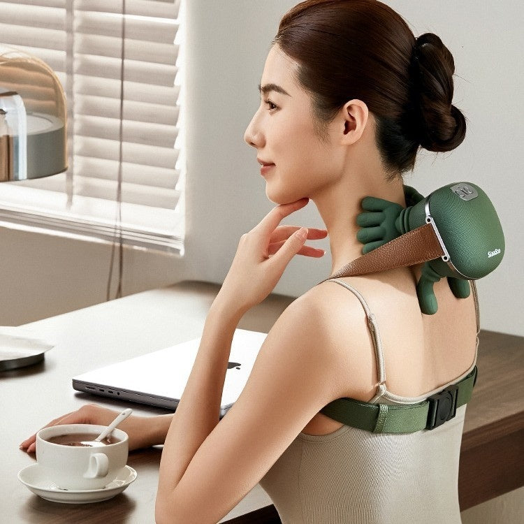 Wireless Electric Neck & Shoulder Massager – Deep Tissue Kneading Massage Shawl for Back Pain Relief & Relaxation