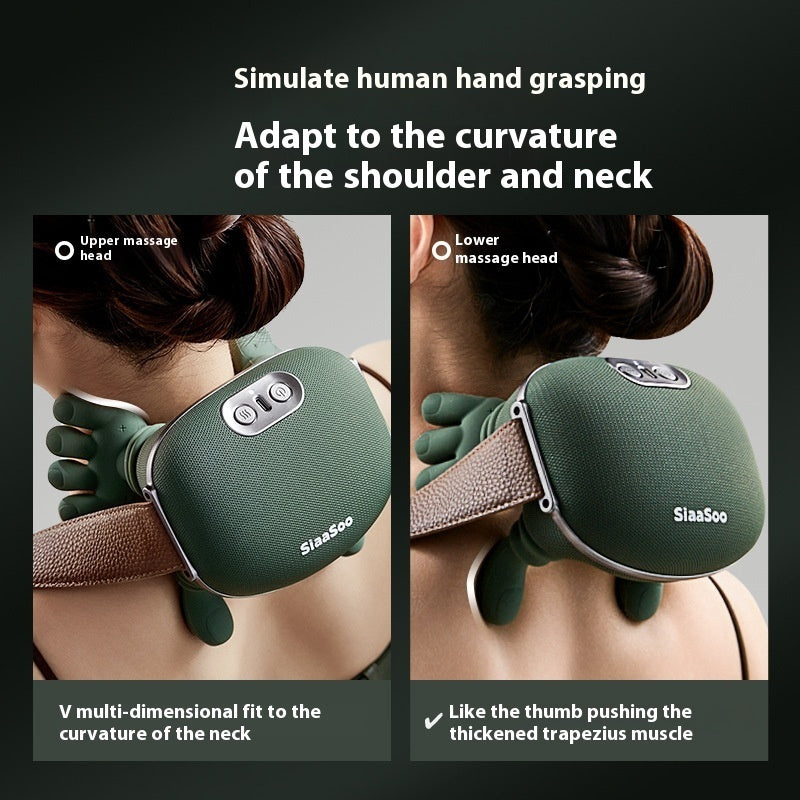 Wireless Electric Neck & Shoulder Massager – Deep Tissue Kneading Massage Shawl for Back Pain Relief & Relaxation