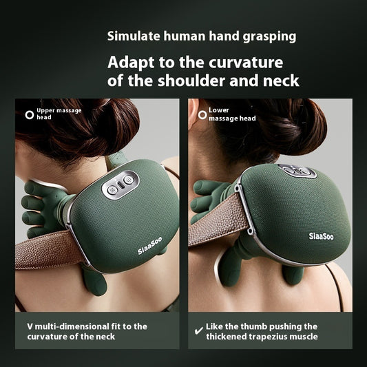 Wireless Electric Neck & Shoulder Massager – Deep Tissue Kneading Massage Shawl for Back Pain Relief & Relaxation
